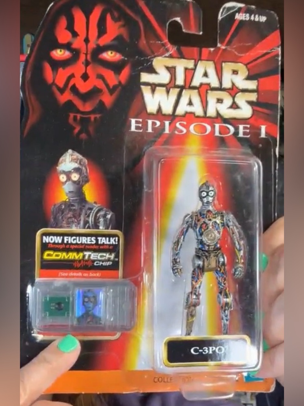 Vintage Hasbro Star Wars Episode I C-3PO Talking Action Figure - NIB